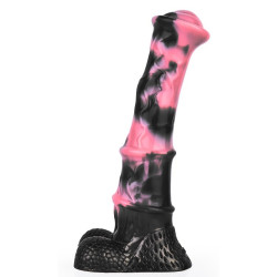 Bad Horse Gode Animal Ponulf 22 x 5.5cm Noir-Rose